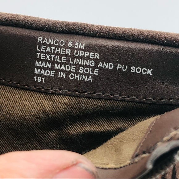 Steve Madden‎ RANCO fringe low heel leather round toe ankle booties taupe 6.5 - Picture 4 of 11